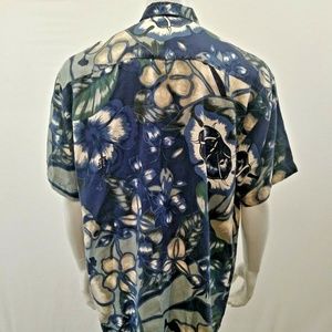 Harry Rosen Shirts - Harry Rosen Silk Hawaiian Shirt Men's Floral Harry Rosen Shirts - Harry Rosen Silk Hawaiian Shirt Men's Floral
